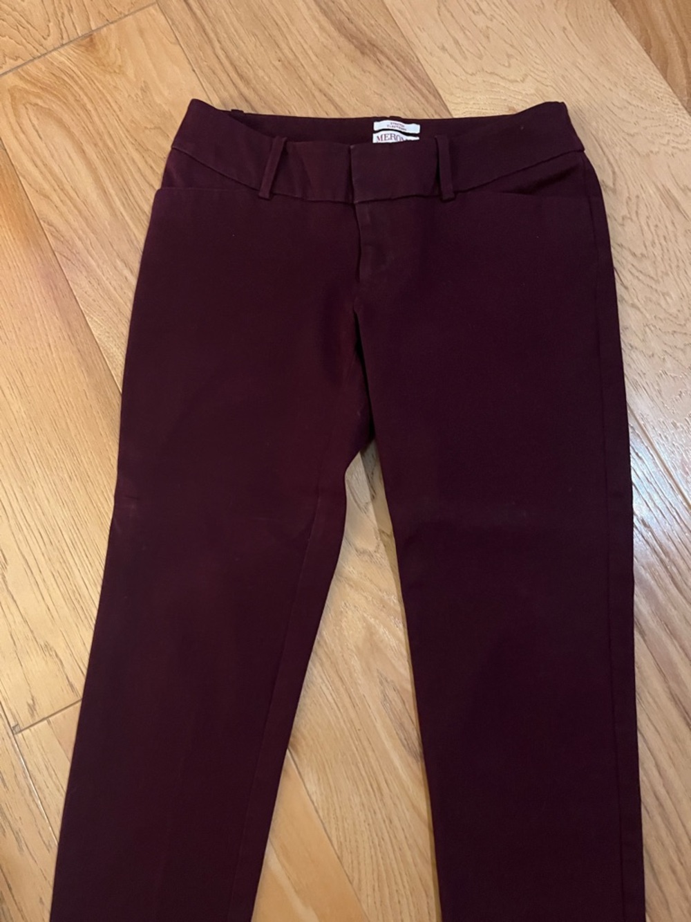 Merona Burgundy Ankle Pants